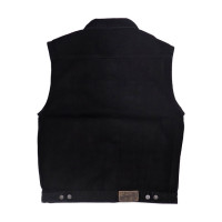 MCS Denim vest black Male size 2XL
