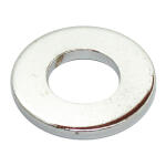 Chrome flat washer 1/2 inch