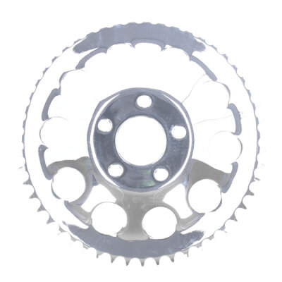 Rear sprocket, chrome. 51t