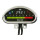 Electronic CNC aluminum speedometer (KMH) chrome