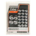 Colony, Shovel rocker box top nut kit. Chrome, Cap style