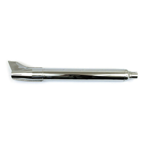 58-66 OEM style Rocket Fishtail muffler 33" long chrome