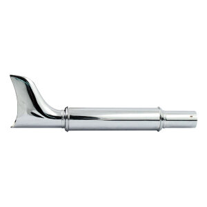 Fishtail classic universal muffler 20" long chrome