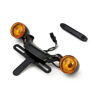 Bullet turn signal bar & license plate relocation kit