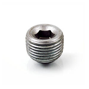 S&S, crankcase drain plug. 3/8-18. Magnetic