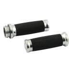 Handlebar grip set, Caliber. Polished