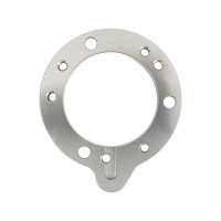 Air cleaner adapter plate, for S&S E/G. Aluminum