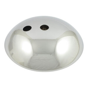 Front hub cap 8". Chrome