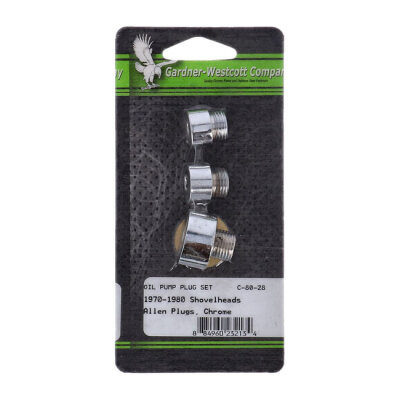 Oil pump & crankcase plug set, allen