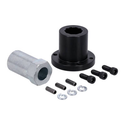 Bdl pulley offset & nut kit, 1 1/2"
