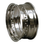 CHROME DROPCENTER RIM, 400 X 16