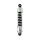Shock absorbers 12", without cover. Chrome