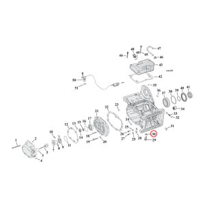 James, O-ring drain, dipstick & oil pump plugs (25pk)
