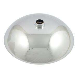 Front hub cap 8". Chrome