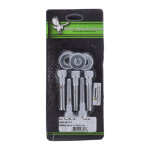 GW, rear belt pulley mount kit, allen chrome