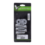 GW, rear belt pulley mount kit, allen chrome