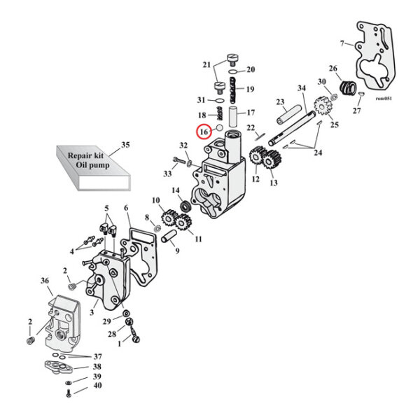 James, oil pump check valve/clutch balls