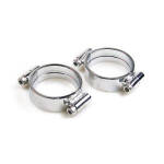 Intake clamps Heavy Duty, chrome