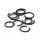 James, retaining rings. Oil pump drive shaft (outer)