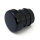 Oil tank fill plug. Black