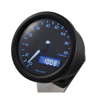 Velona 60mm tachometer 18000rpm. Black