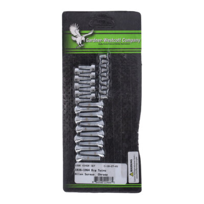 Big Twin side cover mount kit, chrome allen