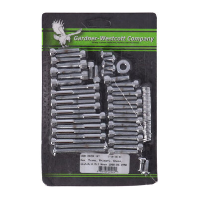 Big Twin side cover mount kit, chr. allen