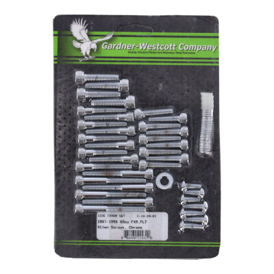 Big Twin side cover mount kit, chrome allen