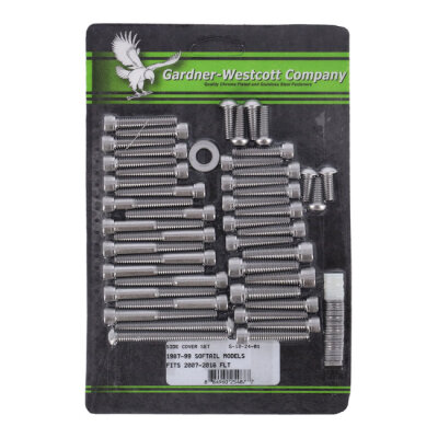 Big Twin side cover mount kit, ss allen