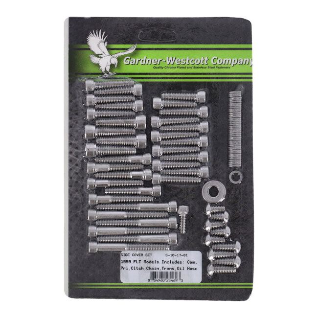 Big Twin side cover mount kit, ss allen