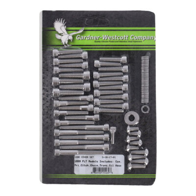 Big Twin side cover mount kit, ss allen
