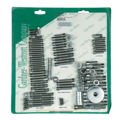 Motor screw set, polished ss allen