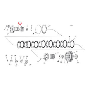 MCS, clutch spring set