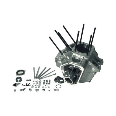 S&S, 92-99 crankcase assembly, STD bore. Black