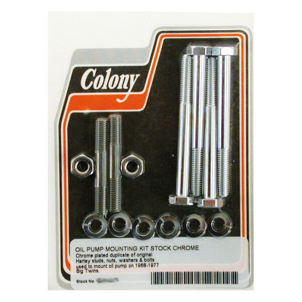 Colony oil pump mount kit, OEM style