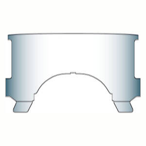 National Cycle, repl. adj. lower window (style B). Clear