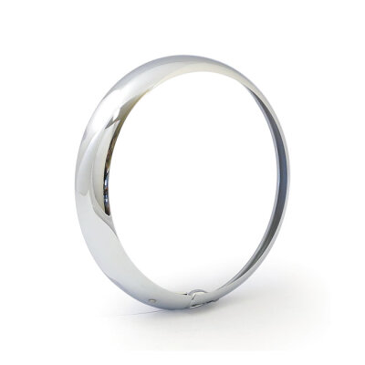 Outer trim ring, 7" hydra headlamp. Chrome