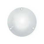 Derby cover, OEM style Domed. Chrome