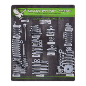 Builders fastener set, polish. allen