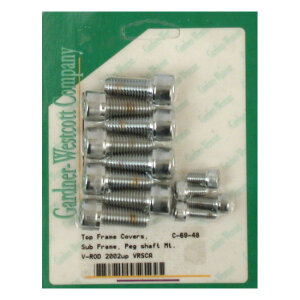 Frame screws with top covers. set
