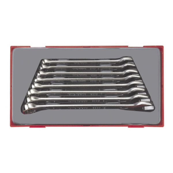 Teng Tools, open/box end wrench 7 pieces. US sizes