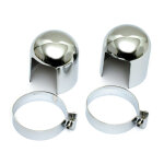Shock stud cover set. Chrome