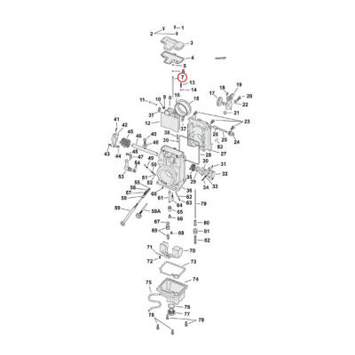 Mikuni, smoothbore jet needles, -96