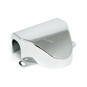Handlebar clamp cover. Chrome