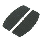 Traditional shaped floorboard pads. rider. Black