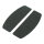 Traditional shaped floorboard pads. rider. Black