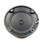 Derby cover, OEM style Domed. Matte black
