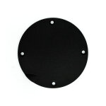 Derby cover, OEM style Domed. Black wrinkle