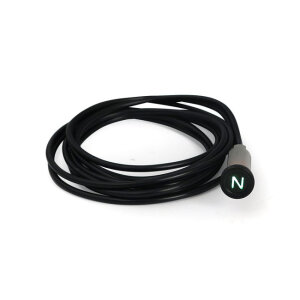 3/8 indicator light. Green, with n neutral symbol