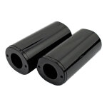 Upper fork slider covers, std length. Black